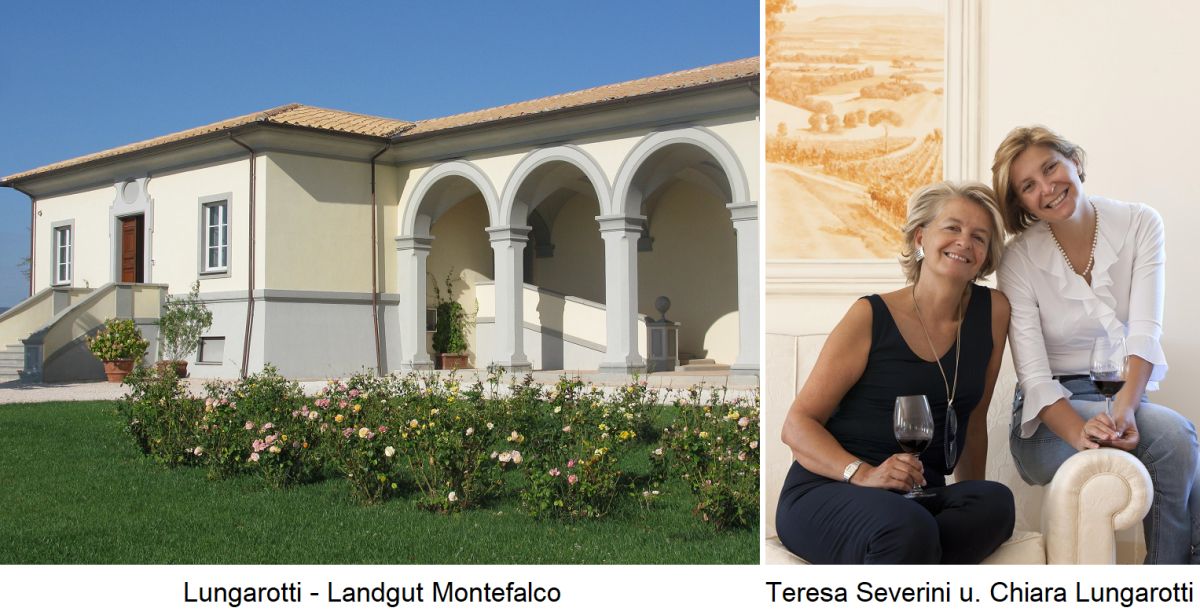 Lungarotti  - Landgut Montefalco - Teresa Severini und Chiara Lungarotti