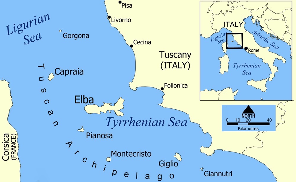 Elba - Landkarte