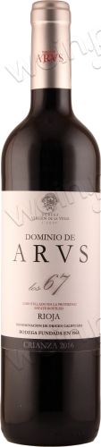 2016 D.O.Ca Rioja Crianza Dominio de Arvs los 67