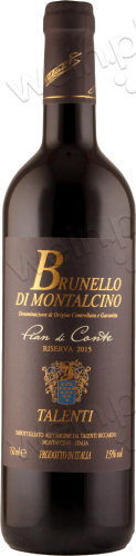 2015 Brunello di Montalcino DOCG Riserva "Pian di Conte"