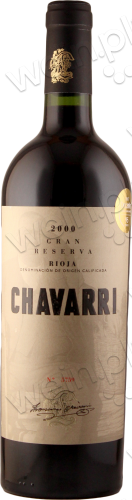 2000 D.O.Ca Rioja Gran Reserva "Chavarri"
